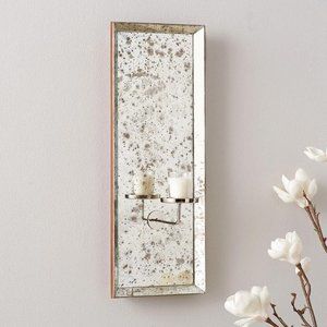 Pottery Barn Antique Mirror Wall Sconce NEW in BOX